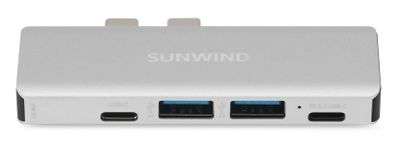 USB хаб с HDMI SunWind SW-DS040