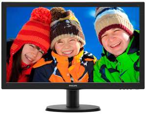 23.6" Монитор Philips 243V5QHABA, 1920x1080, 75 Гц, MVA