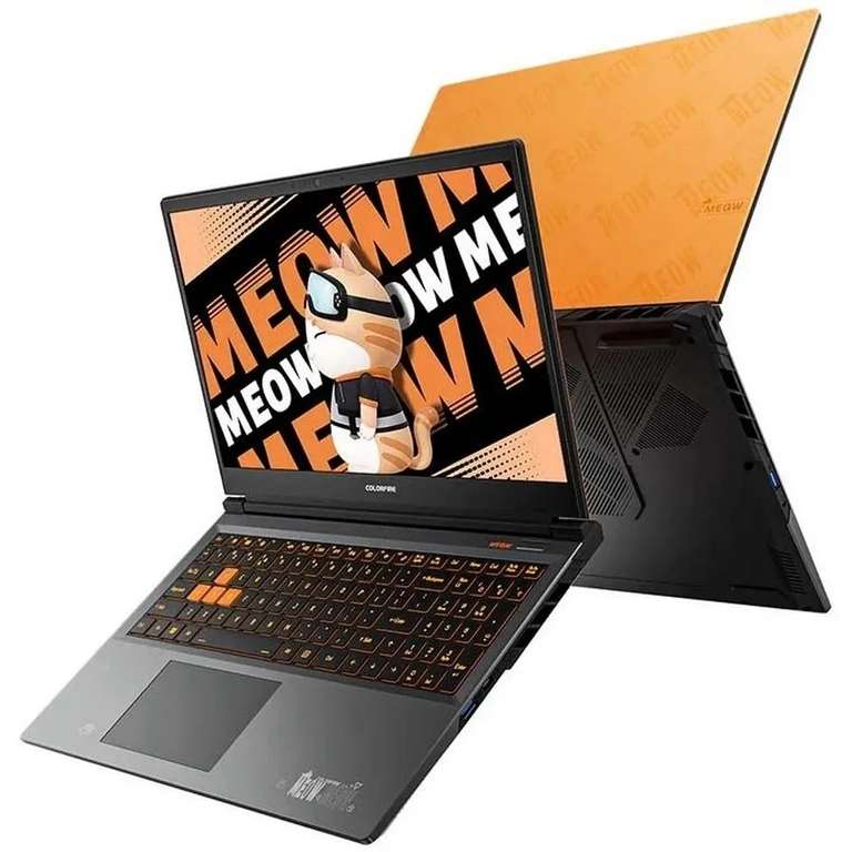 Ноутбук Colorful MEOW R15 24 (15.6", Ryzen 7 8845HS, RAM 16 ГБ, SSD 512, RTX 4070)