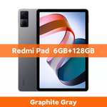 Планшет Xiaomi Redmi Pad 6/128 ГБ, серый/серебристый, глобальная версия