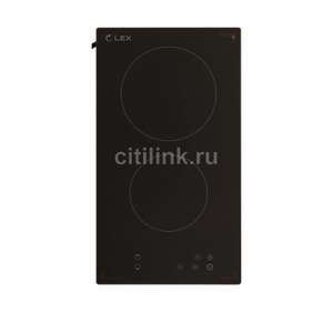 Электрическая варочная панель LEX EVH 320 BL, Hi-Light, независимая, черный
