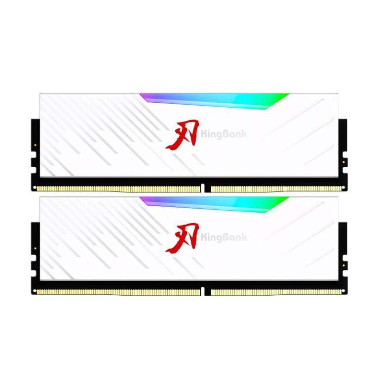 Оперативная память KingBank DDR5 RGB память 6400 МГц 2x16gb