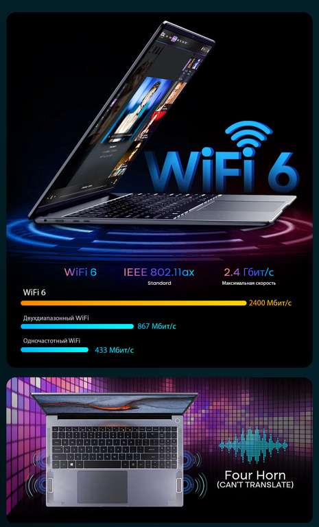 16" Ноутбук Ninkear A16 (IPS 165Гц, 2.5K, AMD Ryzen 7 7735HS, Radeon 680M, 32Gb RAM, 2Tb SSD NvMe, Win11)