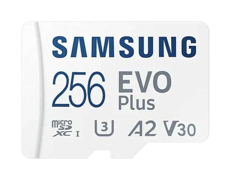 Карта памяти Samsung Evo Plus 256 GB