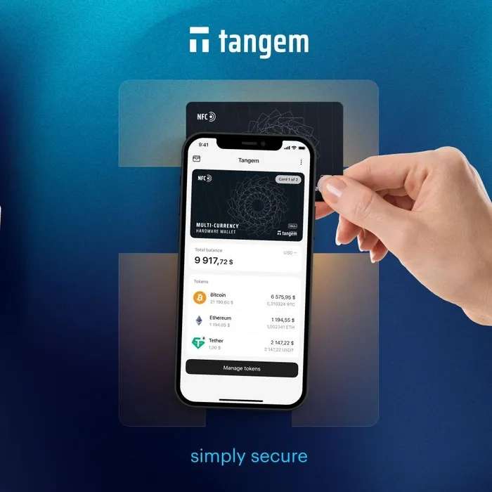 [Опять доступно и цена снижена] Аппаратный мультивалютный криптокошелек Tangem Wallet из 3х карт (с Озон картой)