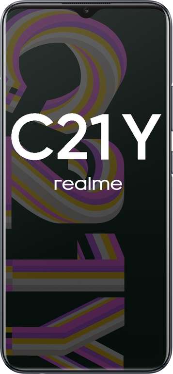 Смартфон realme C21Y 4/64GB, черный