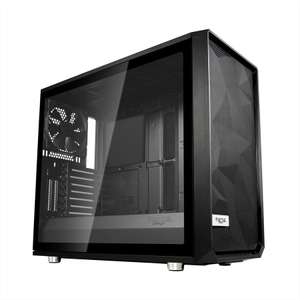 [Курская область] Корпус E-ATX Fractal Design Meshify S2 Blackout TG Light, Midi-Tower, без БП, черный [fd-ca-mesh-s2-bko-tgl]