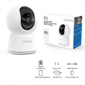 IP-камера Laxihub 360 °, PTZ, 1080P, Wi-Fi