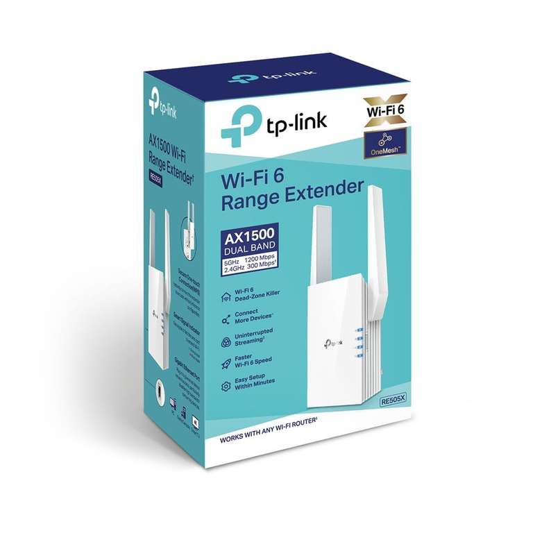 Ретранслятор Wi-Fi сигнала TP-Link RE505X AX1500