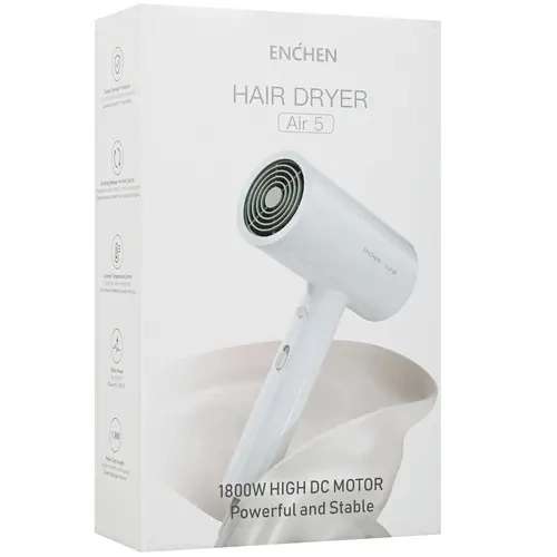 Фен Enchen AIR 5 Hair dryer Basic version, белый