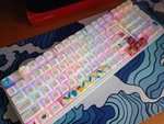 Игровая беспроводная клавиатура AKKO 3098B Doraemon Rainbow, (CS Jelly Pink)