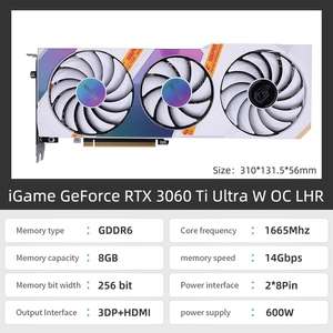 Видеокарта Colorful iGame GeForce RTX 3060 Ti (от 41609₽ c купоном при оплате с монетками в $ через QIWI)