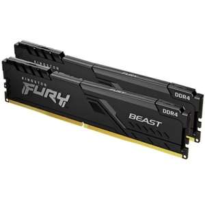 Оперативная память Kingston Fury Beast Black DDR4 3600 МГц 2x16 ГБ
