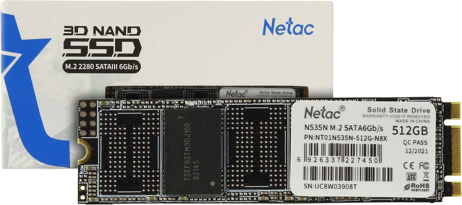 SSD Netac N535N - 512gb SATA m.2