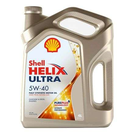 [Омск, возм., и др.] Масло моторное Shell Helix Ultra 5W-40 синтетическое, 4 л