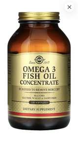 Solgar Omega-3 Fish Oil Concentrate капс., 300 г, 120 шт.