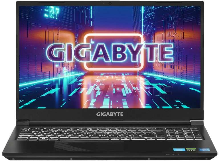 Ноутбук GIGABYTE G5 GE (15.6", IPS, sRGB 100%, 144 Гц, RTX 3050, i5-12500H, RAM 16 ГБ, SSD 512 ГБ, без ОС)