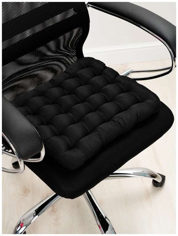 Подушка на стул Bio-Line с лузгой гречихи, 40 х 40 см