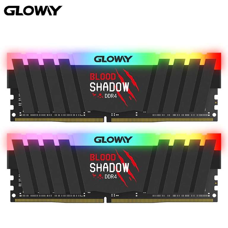 Оперативная память Gloway DDR4, 2х8 Гб, 3200 МГц, RGB