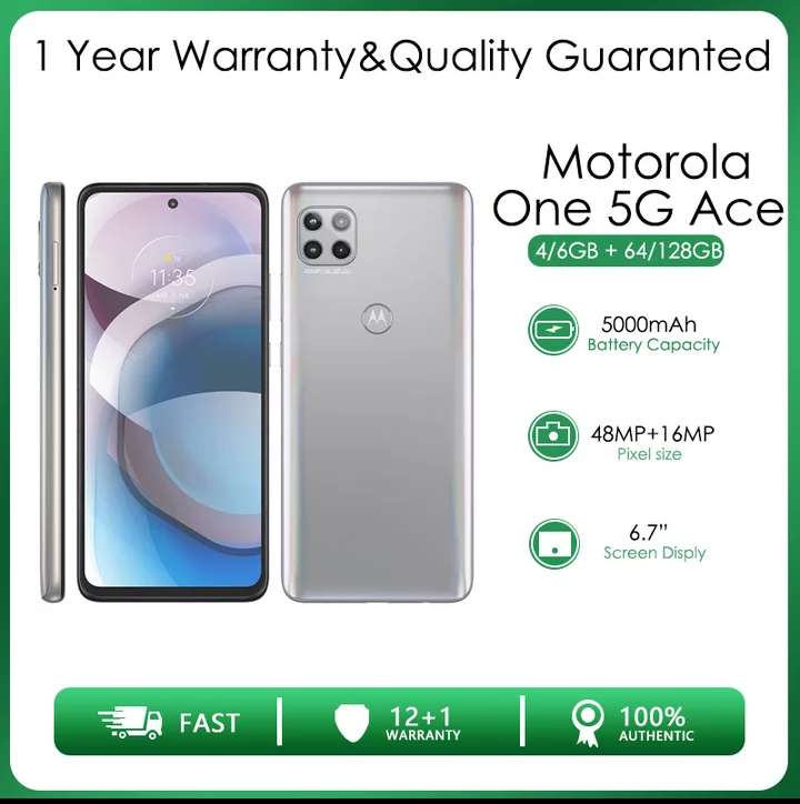 Смартфон Motorola One 5G ACE 6/128Gb, NFC