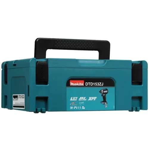 Винтоверт Makita DTD153ZJ LXT 18V, подсветка, 170 н/м (без ЗУ, без АКБ) + кейс