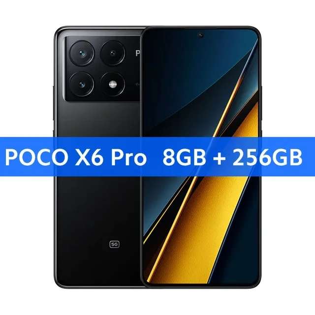 Смартфон POCO X6 Pro 5G 12/512, 6,67 дюймов, AMOLED-дисплей, 64 мп, 67 Вт (цена может отличаться на аккаунтах)