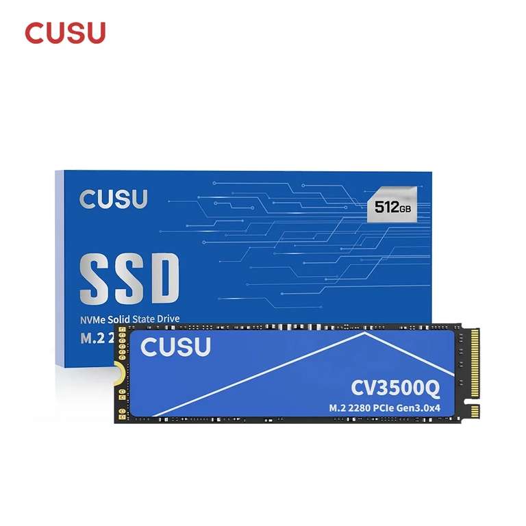 Внутренний SSD Cusu CV3500Q 512GB, PCIe 3.0 nvme