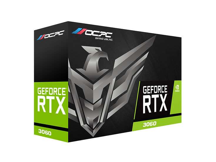Видеокарта OCPC GeForce RTX 3060 12 ГБ (цена с ozon картой)