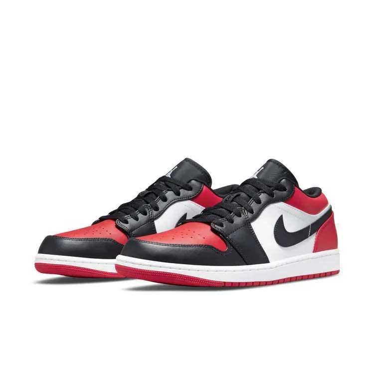 Кеды Nike Jordan Air 1 Low, Красные, Размеры 45RU(12US), 39.5(US7.5)