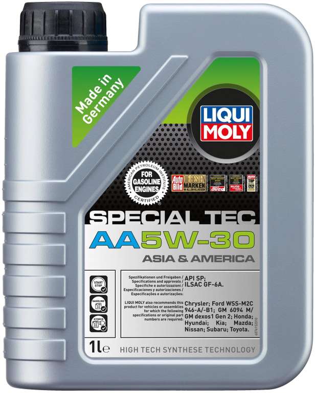 Синтетическое моторное масло LIQUI MOLY Special Tec AA 5W-30, 5 л
