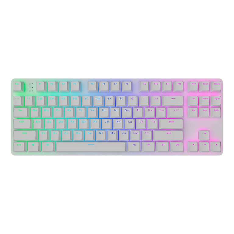 Механическая клавиатура Red Square Keyrox TKL g3ms White (87 клавиш, 1.8 м, подсветка RGB, свичи Sapphire)