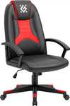 Игровое кресло DEFENDER Shark черный красный (+ возврат 5354 бонуса)