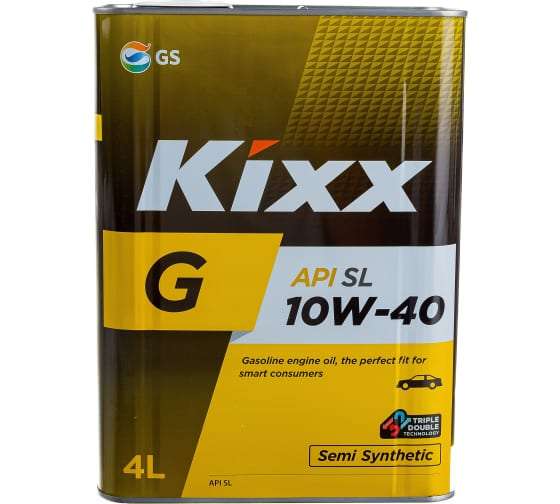 Моторное масло KIXX G SL/CF, 10W40, полусинтетическое, 4 л L531644TE1