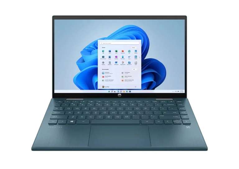Подборка ноутбуков (Например, трансформер-ноутбук HP Pavilion x360 14-ek0017ci (14", IPS, сенсорный экран, i7-1255U, RAM 16 ГБ, SSD 512 ГБ)