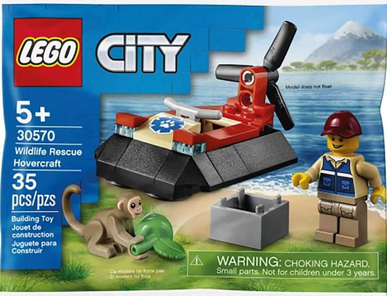 Конструктор LEGO спасательное судно 30570