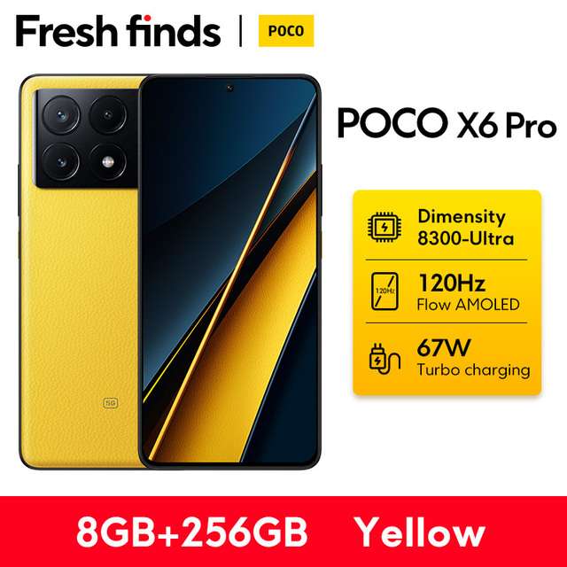 Смартфон POCO X6 Pro 5G 8/256 глобальная версия