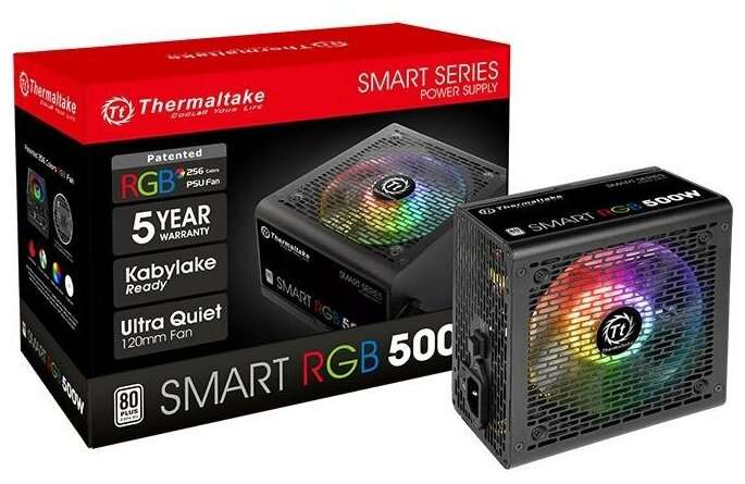 Блок питания Thermaltake Smart RGB 500W (230V) черный