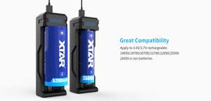 Xtar SC1 - быстрое зарядное устройство для Li-Ion аккумуляторов