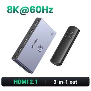 Разветвитель UGREEN CM624 HDMI 2.1 Switcher