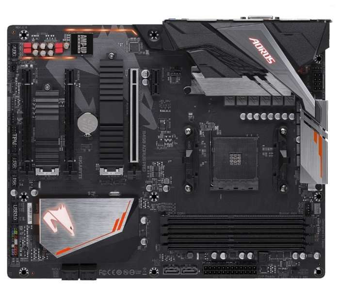 Подключение материнской платы gigabyte b450 aorus elite