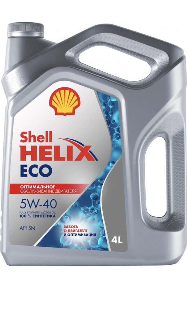 Моторное масло Shell Helix ECO 5W-40 Синтетическое 4 л