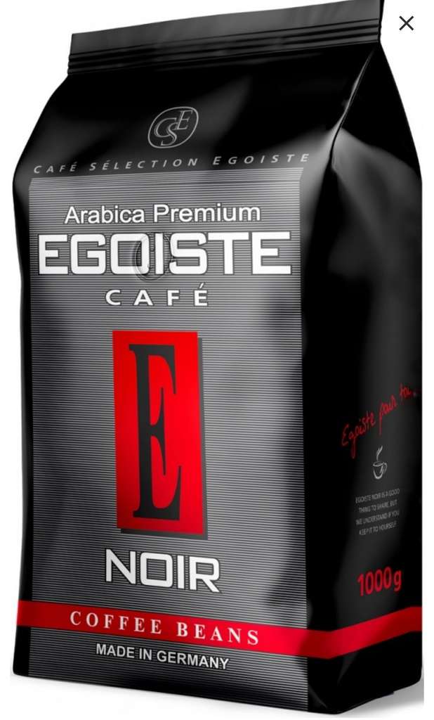 <b>Egoiste Noir кофе в</b> зернах, 1 кг