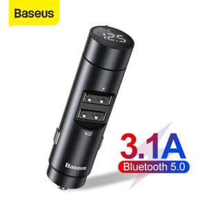 Автомобильное ЗУ с FM-трансмиттером Baseus