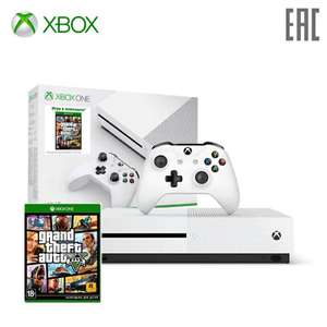 Xbox One S 1TB + GTA5 (с дисководом)