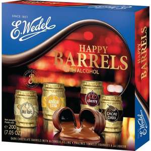 Шоколадные конфеты Barrels с ликером 200г, (Польша)