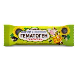Витатека Гематоген с семечками, 40 г