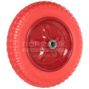 Колесо для тачки PU 3.25/3.00х80, 20/8 см, 35 см, бескамерное