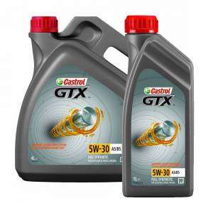 МОТОРНОЕ МАСЛО CASTROL GTX 5W-30 A5/B5, 4 Л. (+1 ЛИТР В ПОДАРОК)