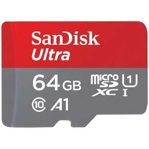 Карта памяти SDHC Micro SanDisk Ultra 64GB