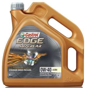 МОТОРНОЕ МАСЛО CASTROL EDGE SUPERCAR 0W-40 A3/B4, 4 Л